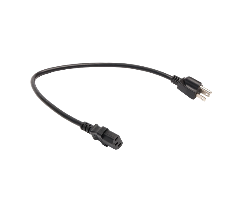 JT-3/FY-3+JT-ST3 15A 125V Three-Pin US Standard Plug With IEC C13 Connector