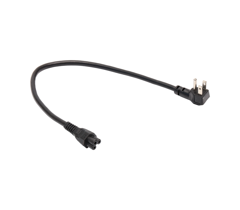 JT-3B+JT-ST2B/ST2B 15A 125V American Standard 3-Pin 90-Degree Angle Plug-in Connector for IEC C5