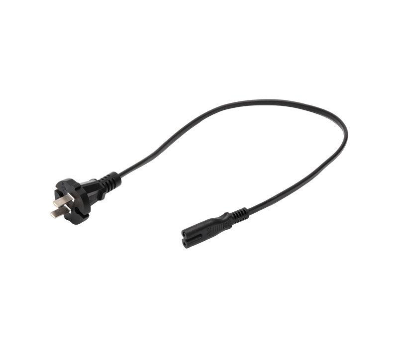 C2-10B+ST2/FY-ST2 10A 250V China Standard Two-Pin Tool Plug for IEC Connector C7