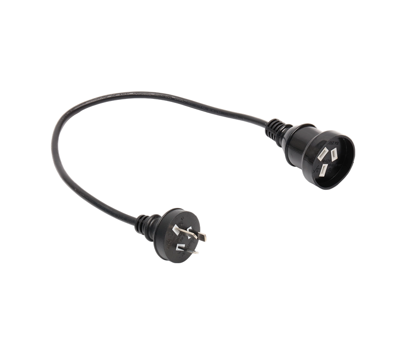 A3-7/10+AZ3-10 10A 250V Three-Pin Australian Plug Female Socket Extension Cord