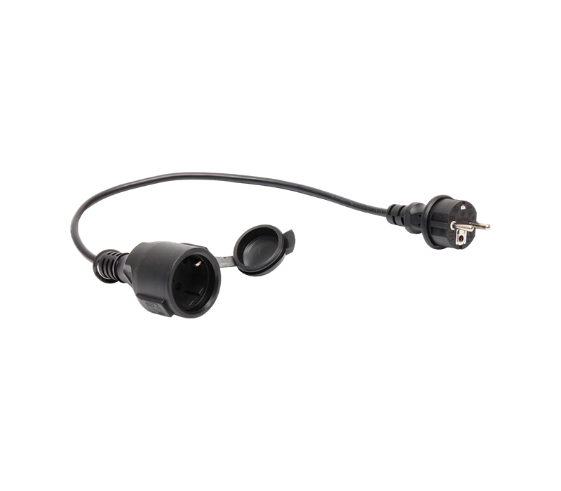 JT003-F/FY003-F+GZF3-16 16A 250V European Standard Three-Pin Waterproof Extension Cord