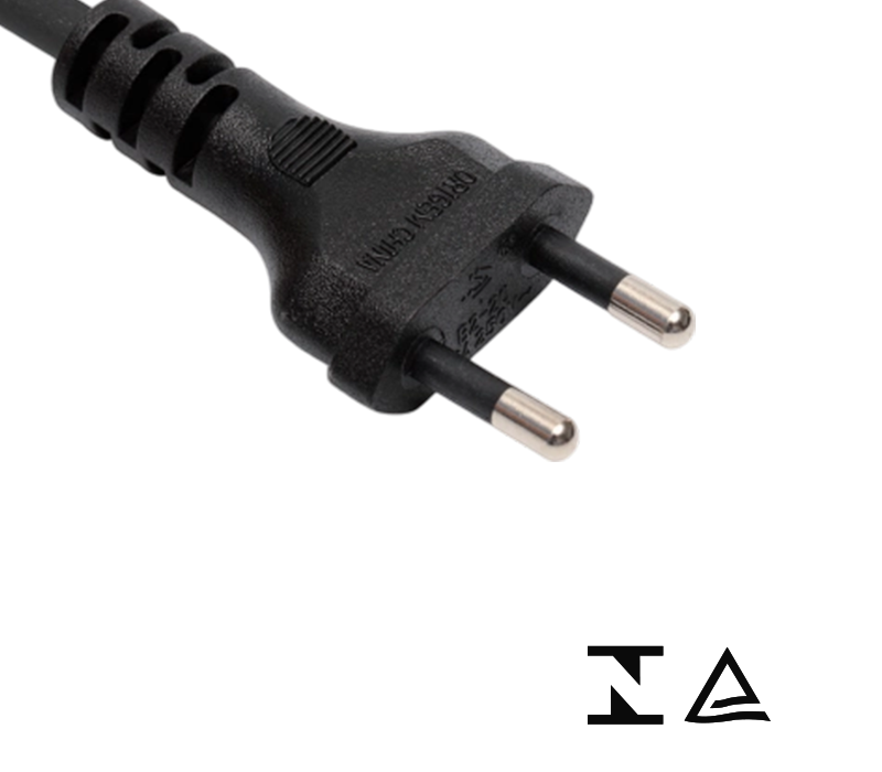 B2-20 20A 250V Two-Pin Brazilian Plug
