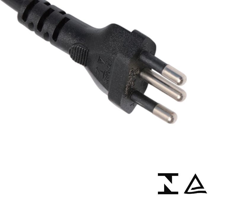 B3-20 20A 250V Three-Pin Brazilian Plug