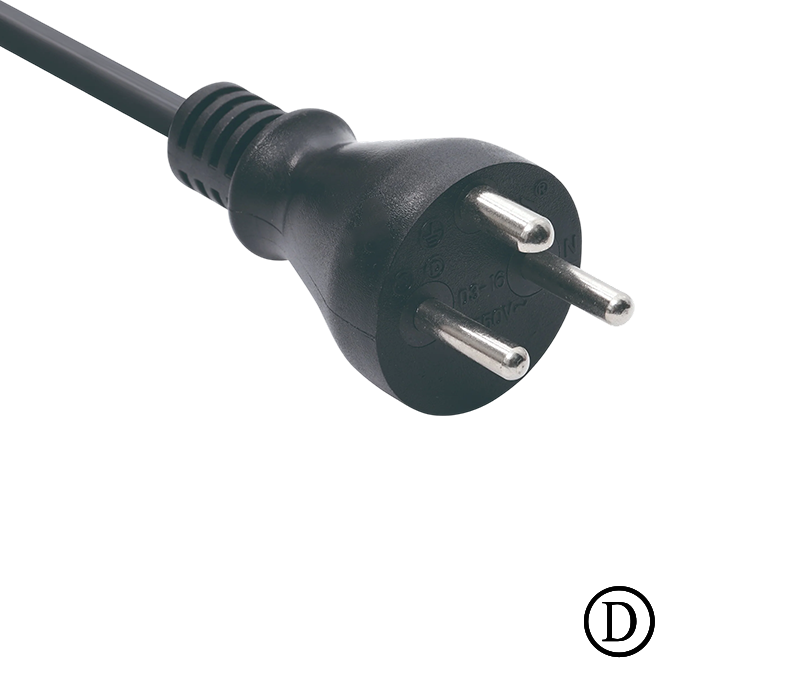 D3-16 16A 250V Three-Pin Danish Plug