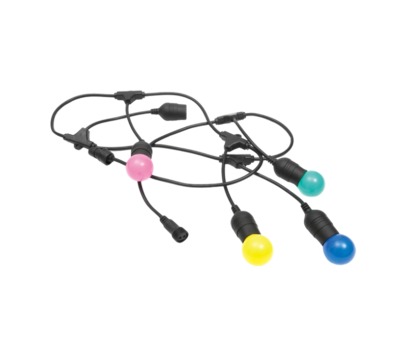 Colorful Low-Voltage Garden String Lights