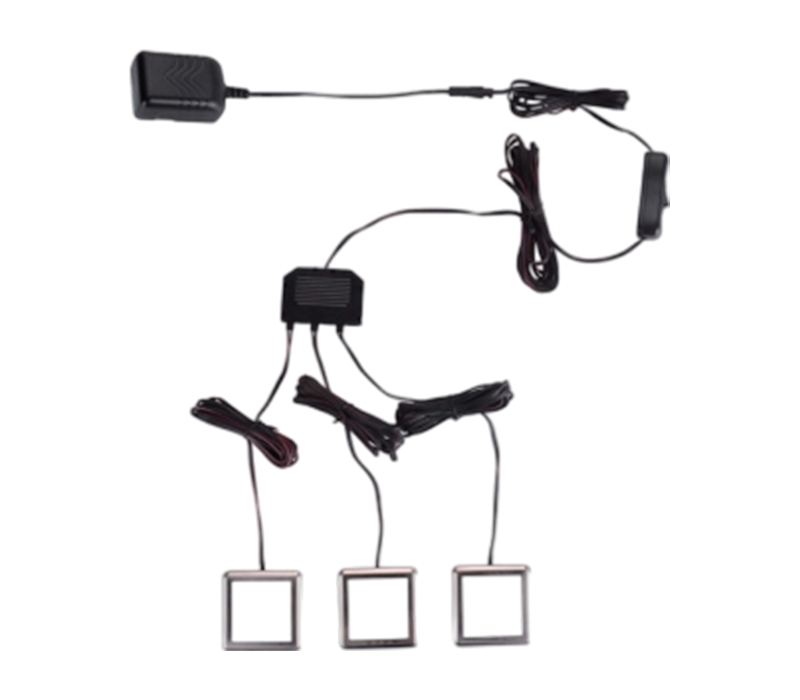 CLS-03 Cabinet Trim Lights Surface-Mounted Design Includes a 2-Meter Power Cord